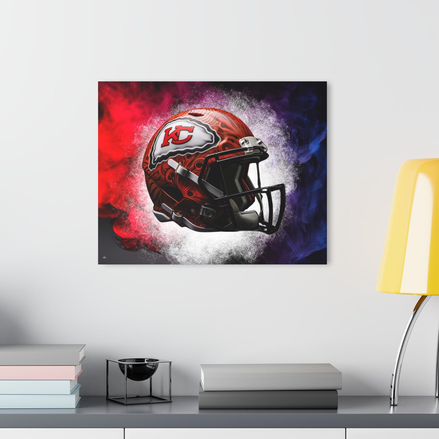 Chiefs Radiance, Kansas City, Football, Fan Colorsplash Concept Style, Acrylic Wall Art