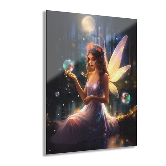 Bubbly Fairy, Fantasy, Concept, Acrylic Wall Art