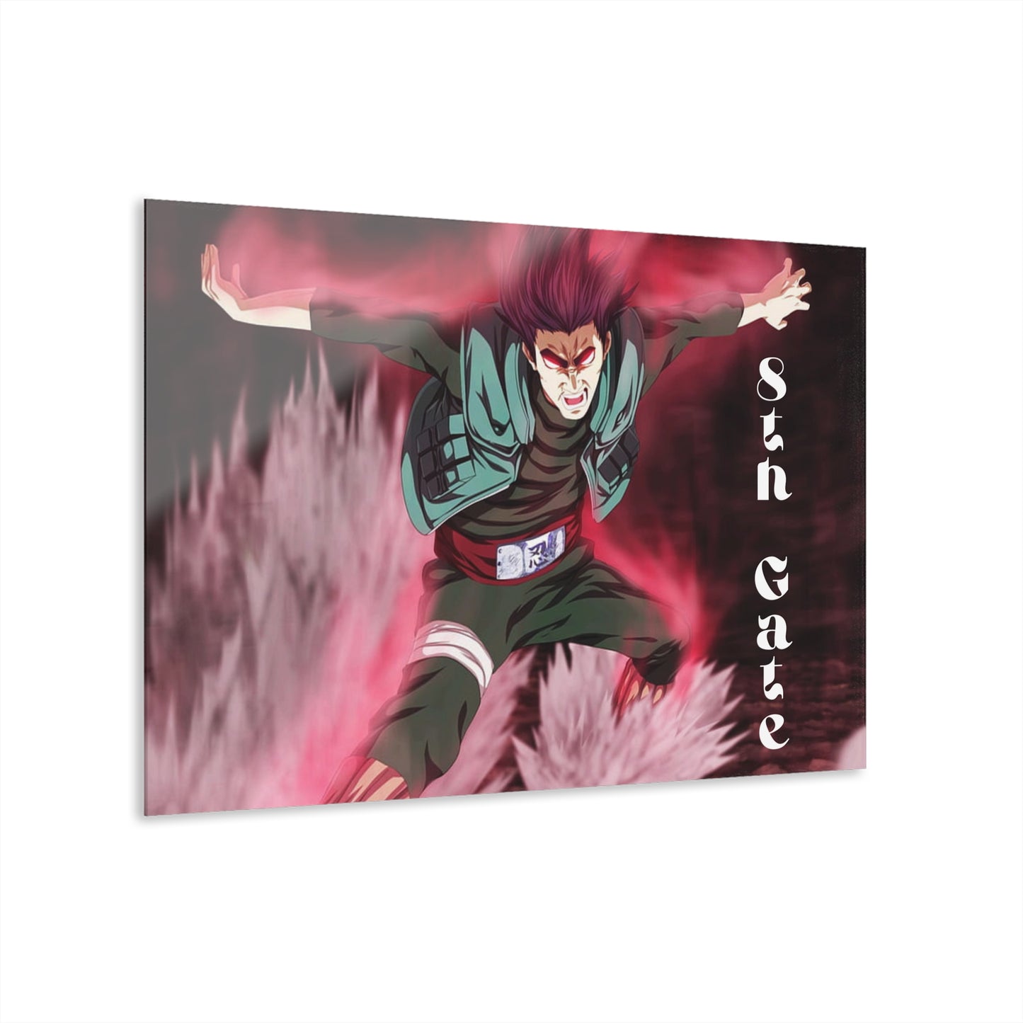 Might Guy, the 8th Gate, Anime, Naruto Color Splash, Concept Style, Acrylic Wall Art