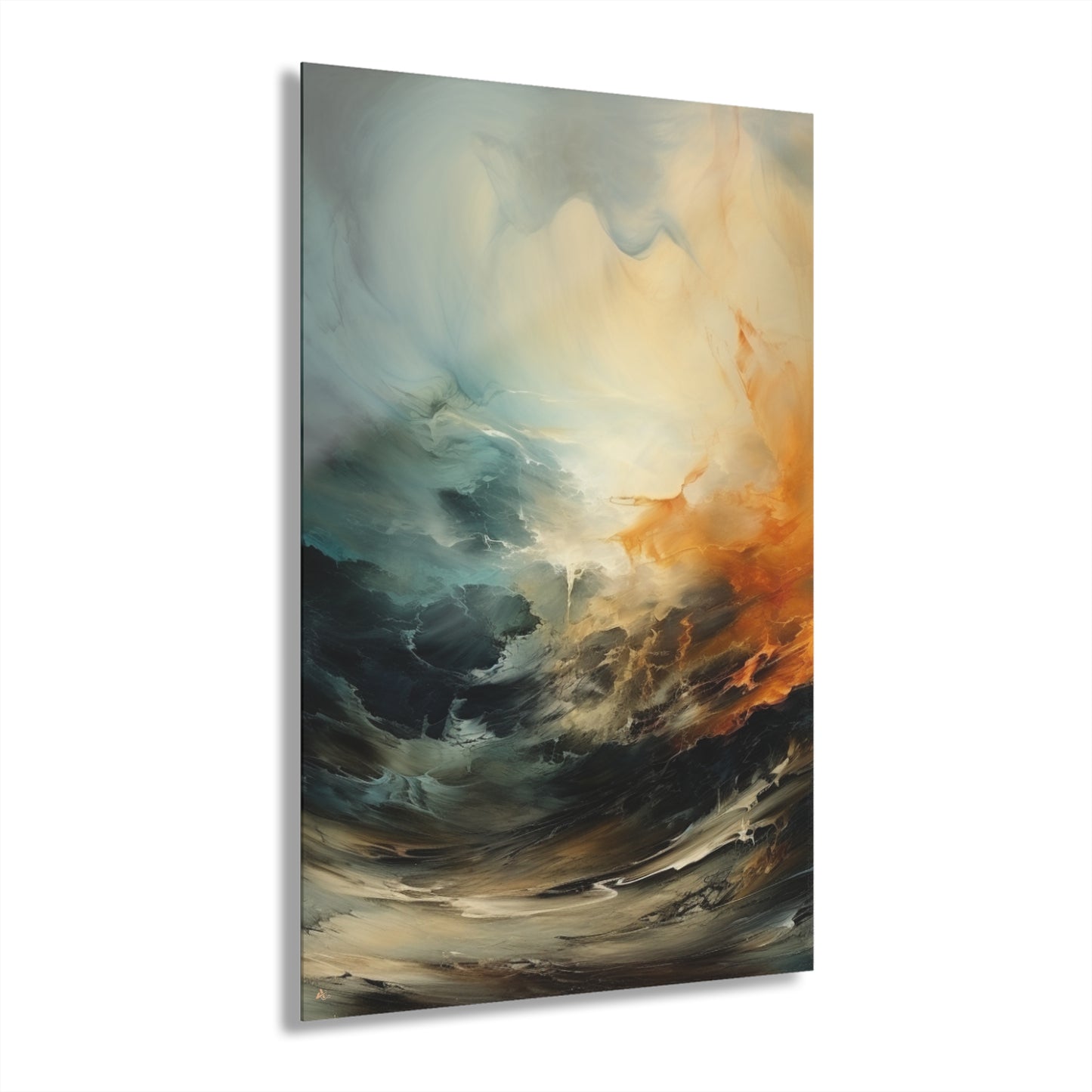 Fire Storm, Concept Style, Abstract, Acrylic Wall Art