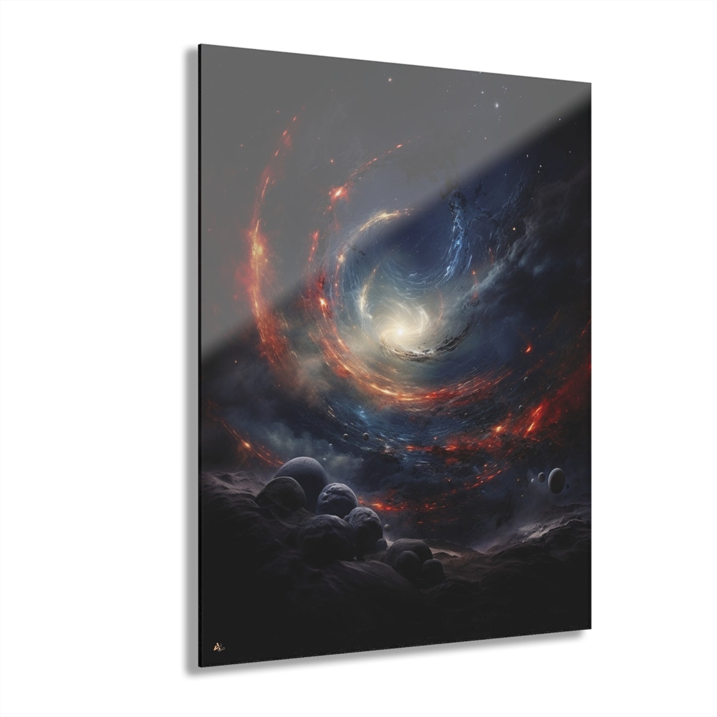 Celestial Vortex, Space Concept Style, Acrylic Wall Art