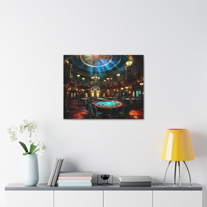 Casino Night Canvas Art