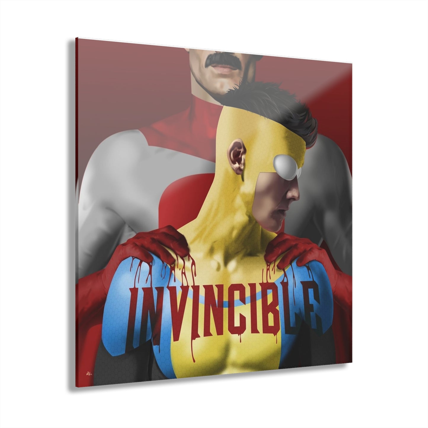 Invincible, Comic, Concept Style, Acrylic Wall Art