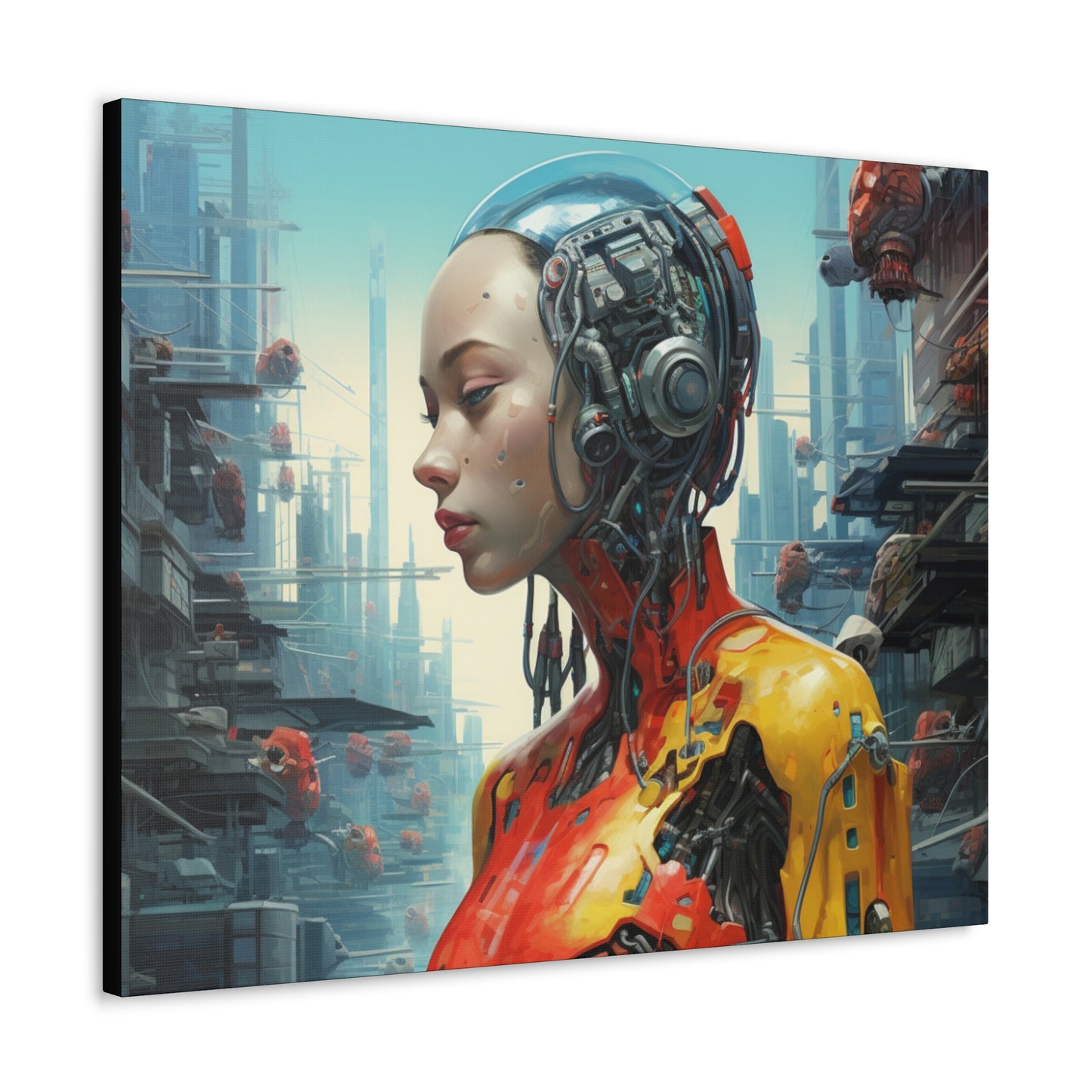 Pretty AI Canvas Art