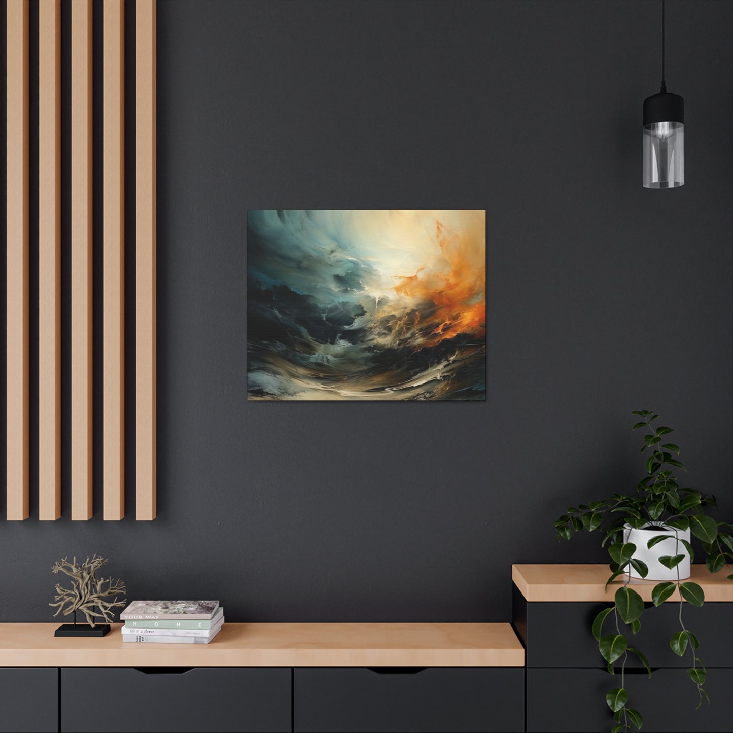 Fire storm Canvas