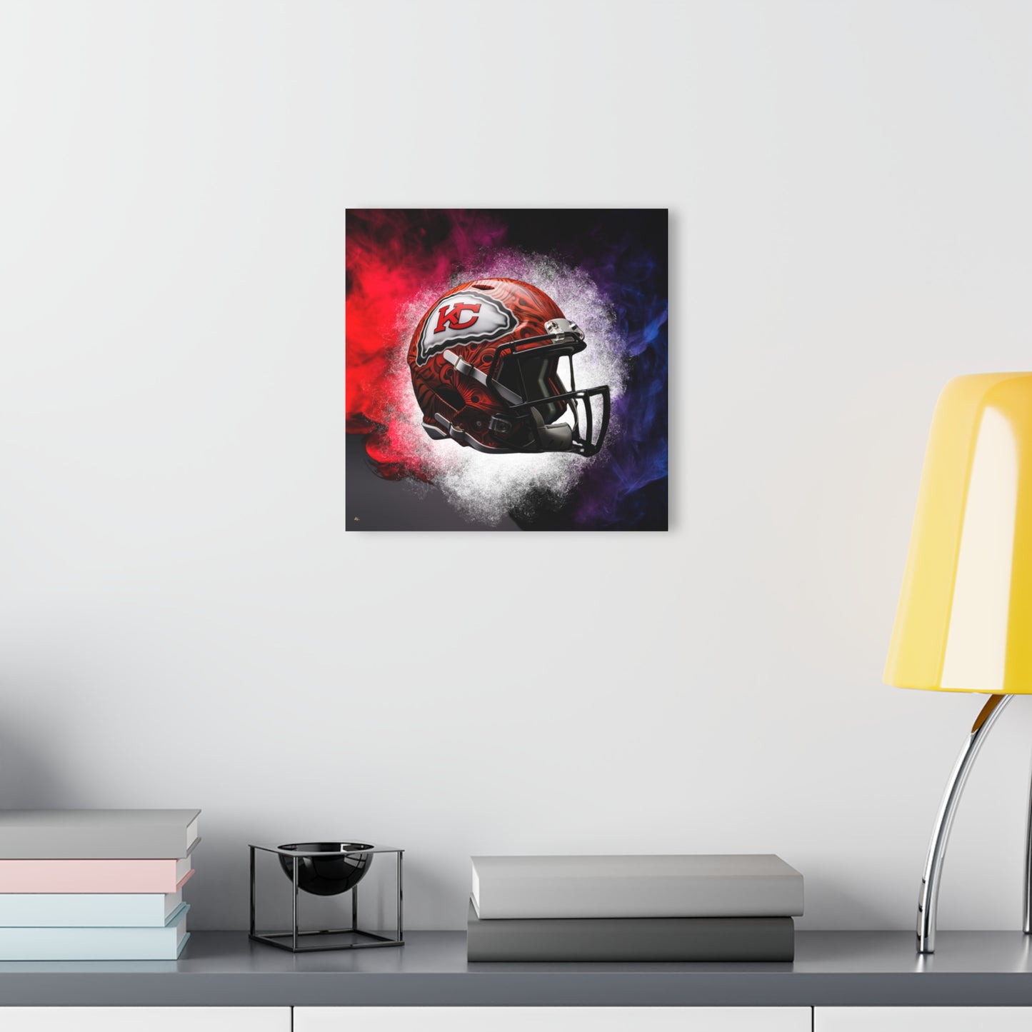 Chiefs Radiance, Kansas City, Football, Fan Colorsplash Concept Style, Acrylic Wall Art