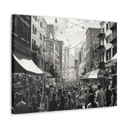 Street Fair Canvas Art