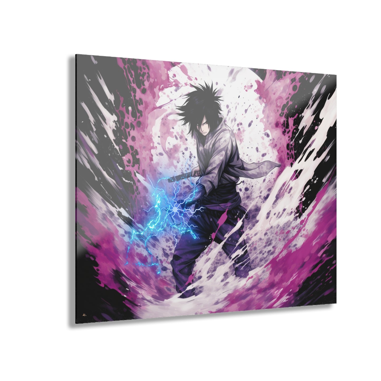 Sasuke, Anime, Naruto Color Splash, Concept Style, Acrylic Wall Art