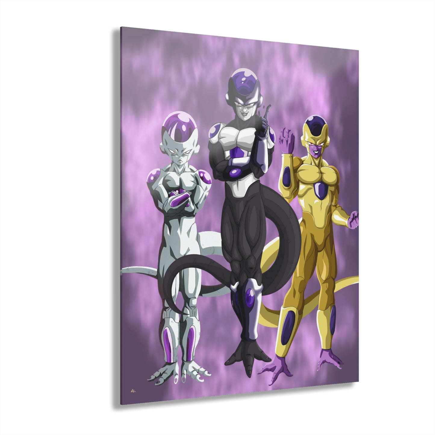 The Power of Lord Frieza, Dragonball Fan Concept, Acrylic Wall Art