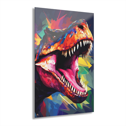 Rex, Animal Color Splash, Concept Style, Acrylic Wall Art