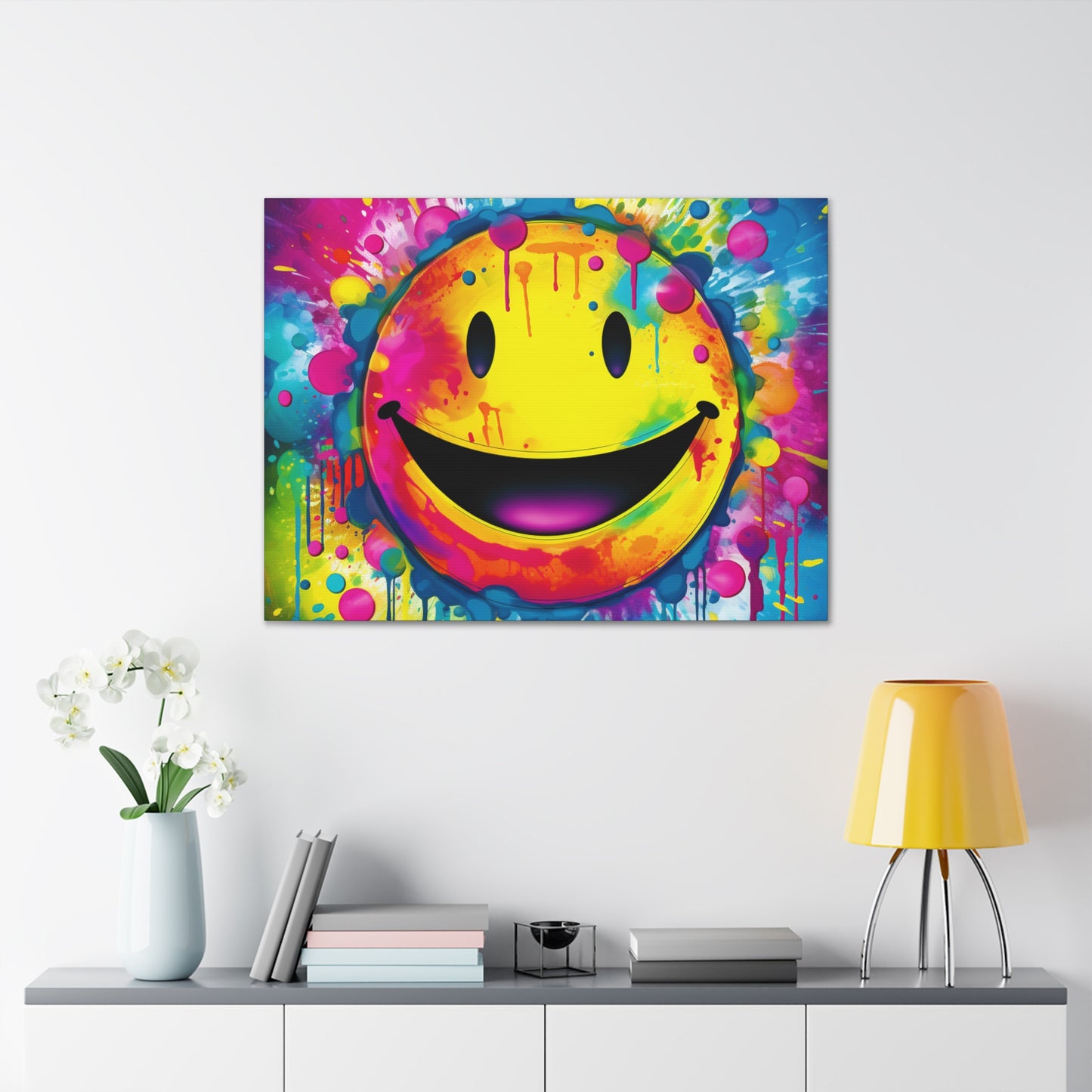 Just Smile Canvas Art