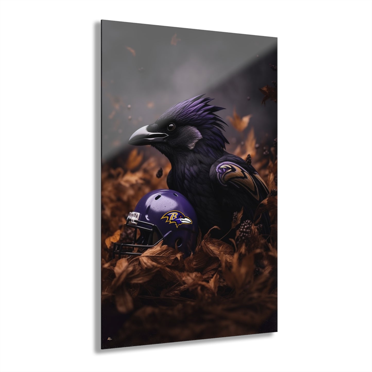 Raven's Game, Baltimore Fan Concept Style, Acrylic Wall Art