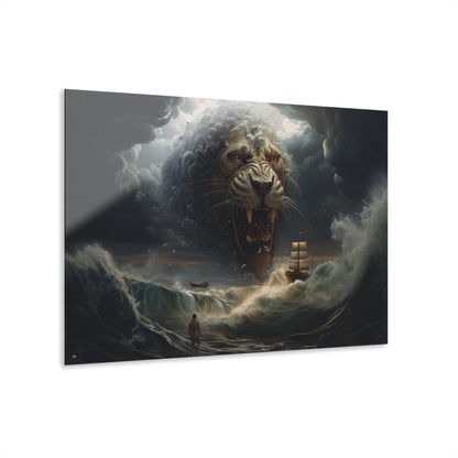 Oceanic Jungle, Animal Landscape, Concept Style, Acrylic Wall Art