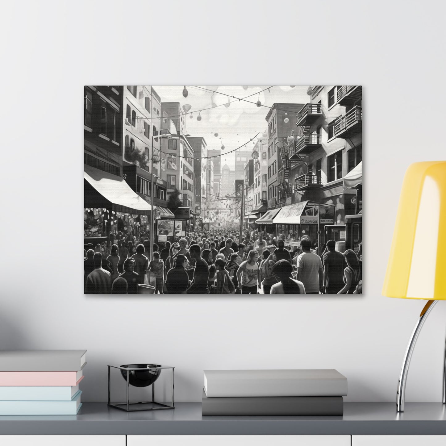 Street Fair Canvas Art