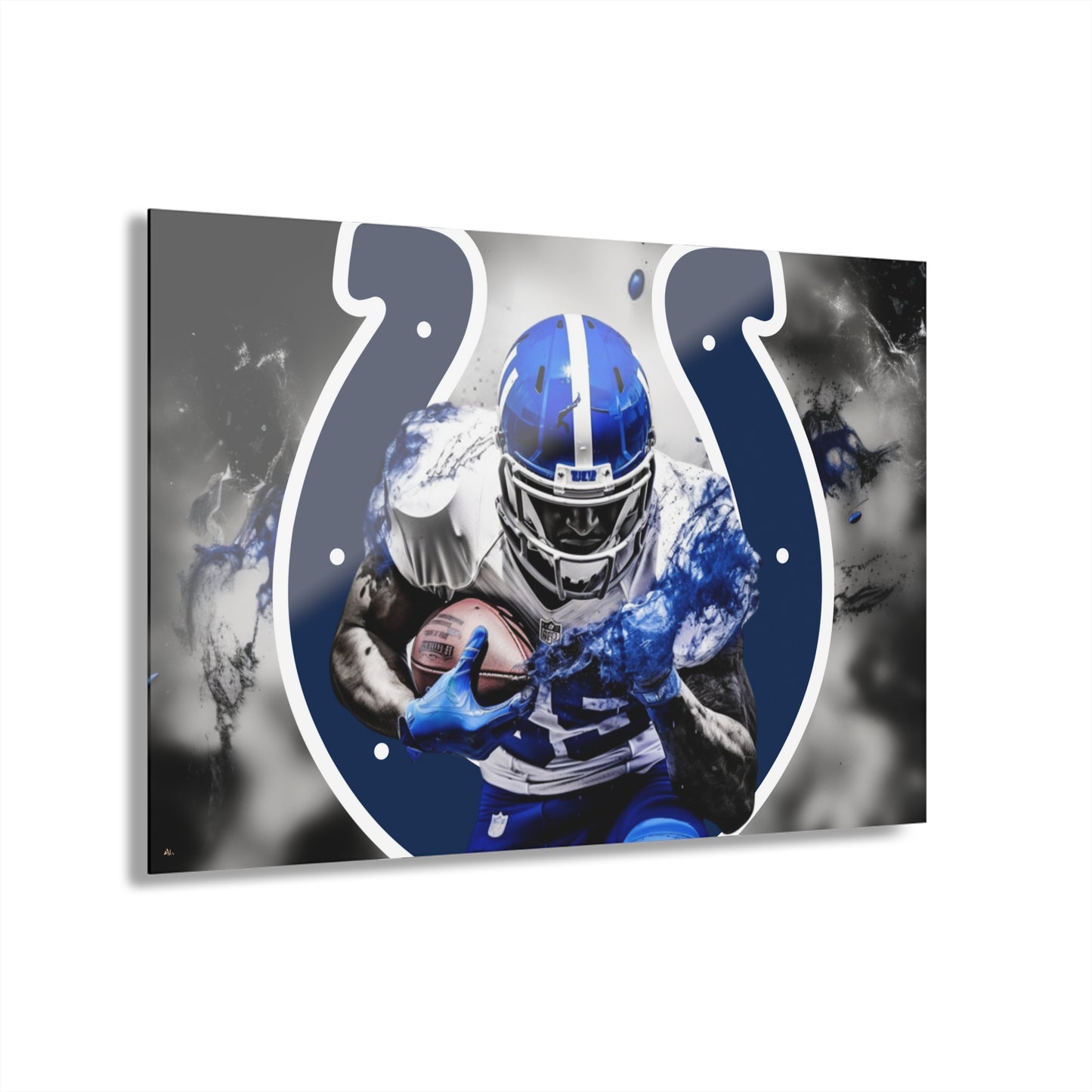 Colts Brillance, Indiana, Indianapolis, Football Fan, Concept Style, Acrylic Wall Art