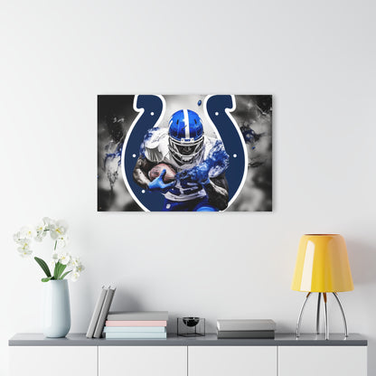 Colts Brillance, Indiana, Indianapolis, Football Fan, Concept Style, Acrylic Wall Art