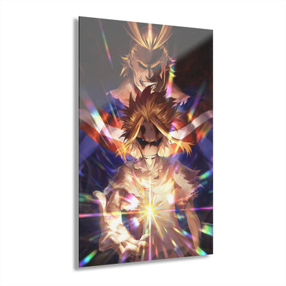 All Might, My Hero, Anime Style, Concept, Acrylic Wall Art