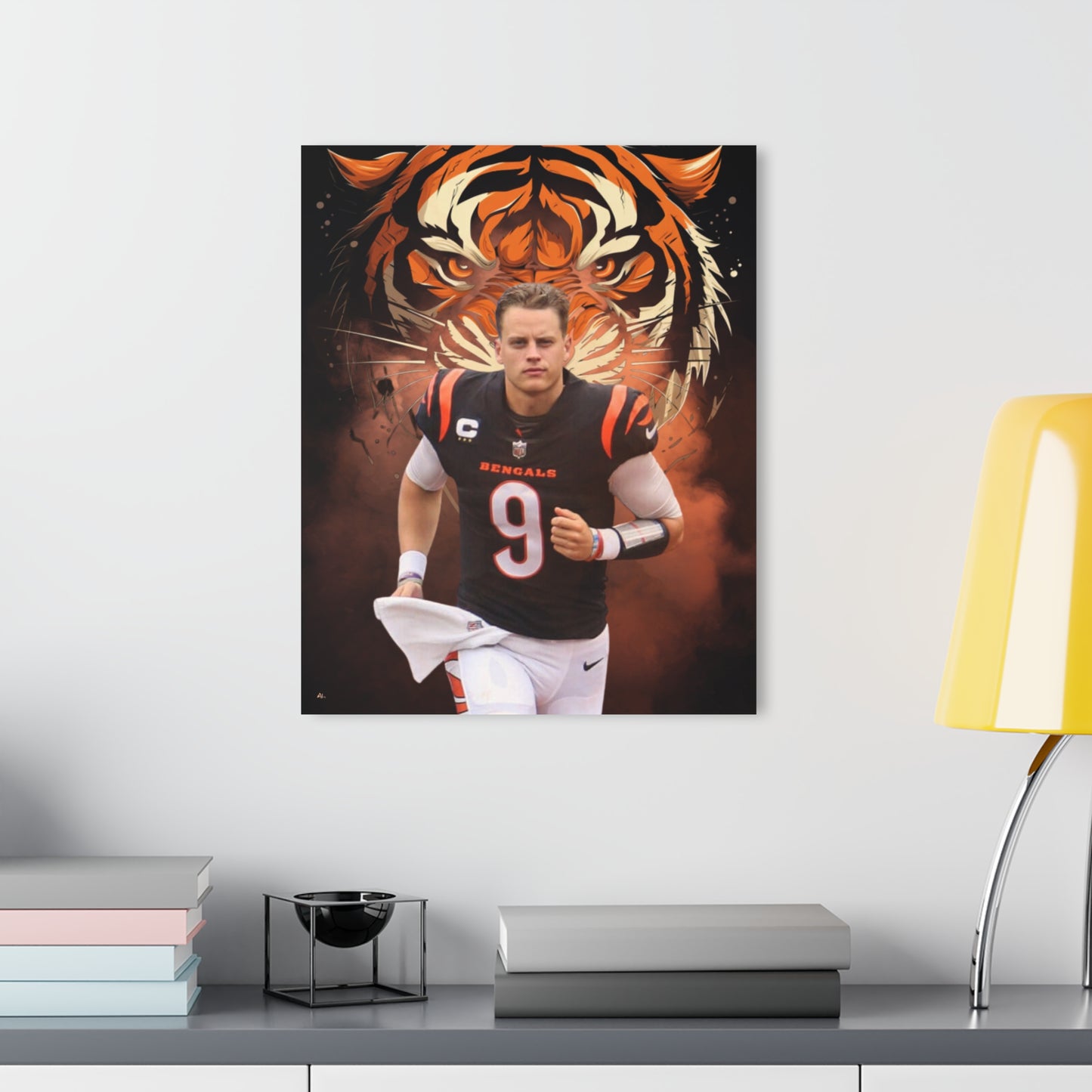 Joe Burrow, Bengals Fan Concept, Acrylic Wall Art