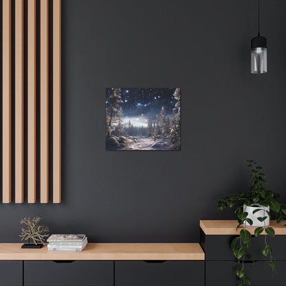 Celestial Snow Canvas Art