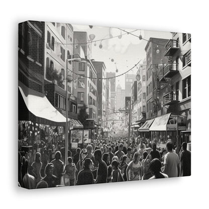 Street Fair Canvas Art