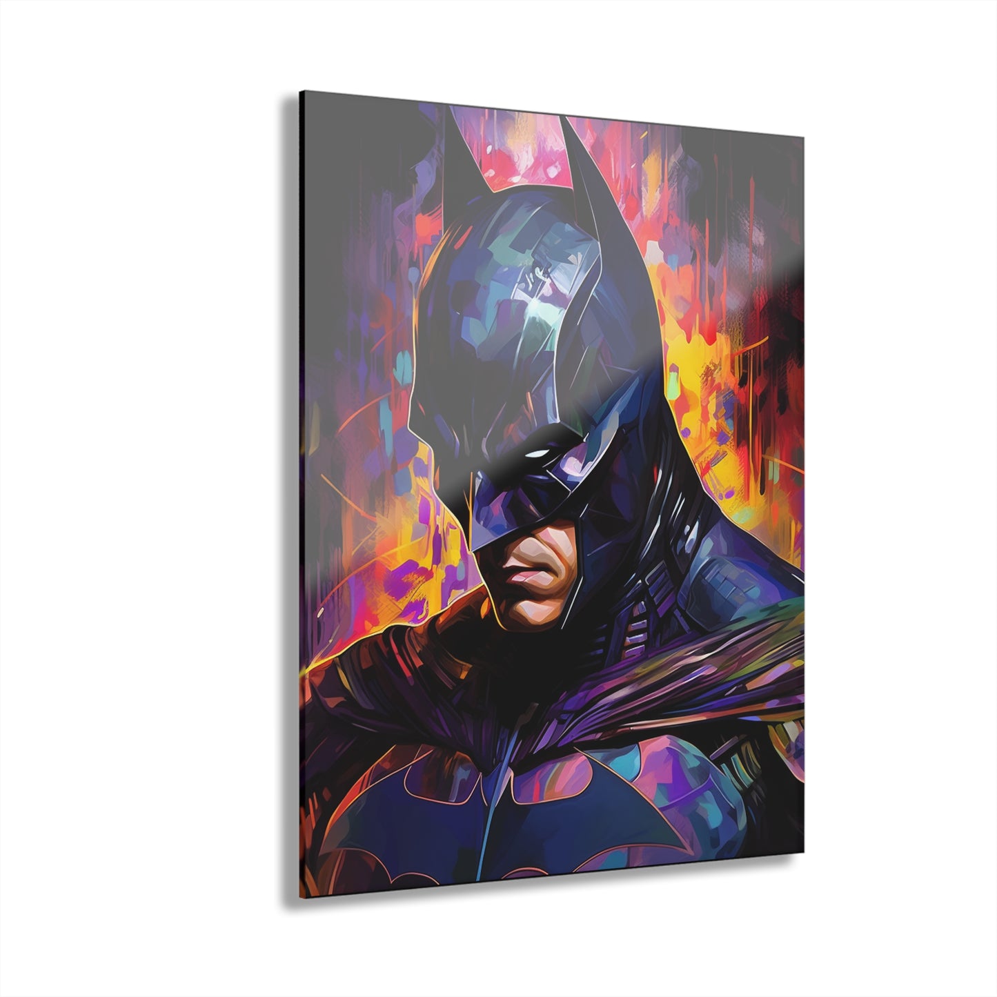 Batman, DC Color Splash, Concept Style, Acrylic Wall Art