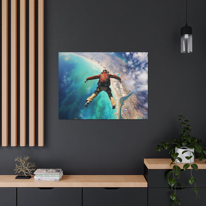 Free Fall Canvas Art