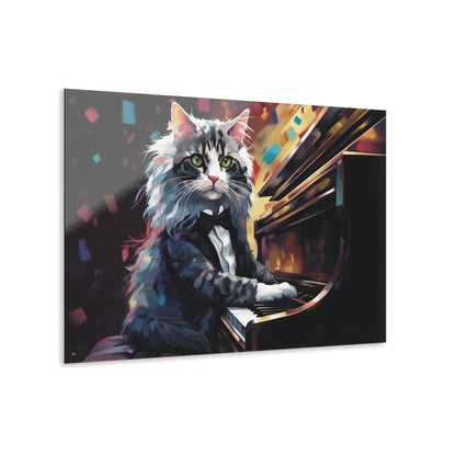 Meozart, Cat, Animal Concept Style, Acrylic Wall Art