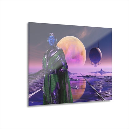 Conqueror, Kang, Jonathan Majors, Marvel Color Splash, Concept, Style, Acrylic Wall Art