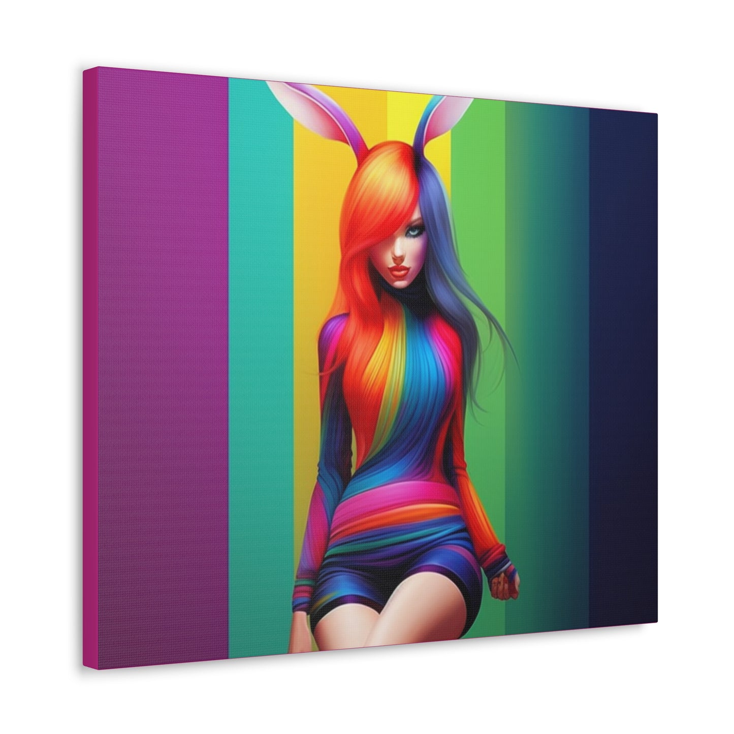 Bad Bunny Canvas Art