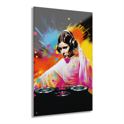 Star Mixer Leia, Pop Culture, Princess Concept Style, Acrylic Wall Art