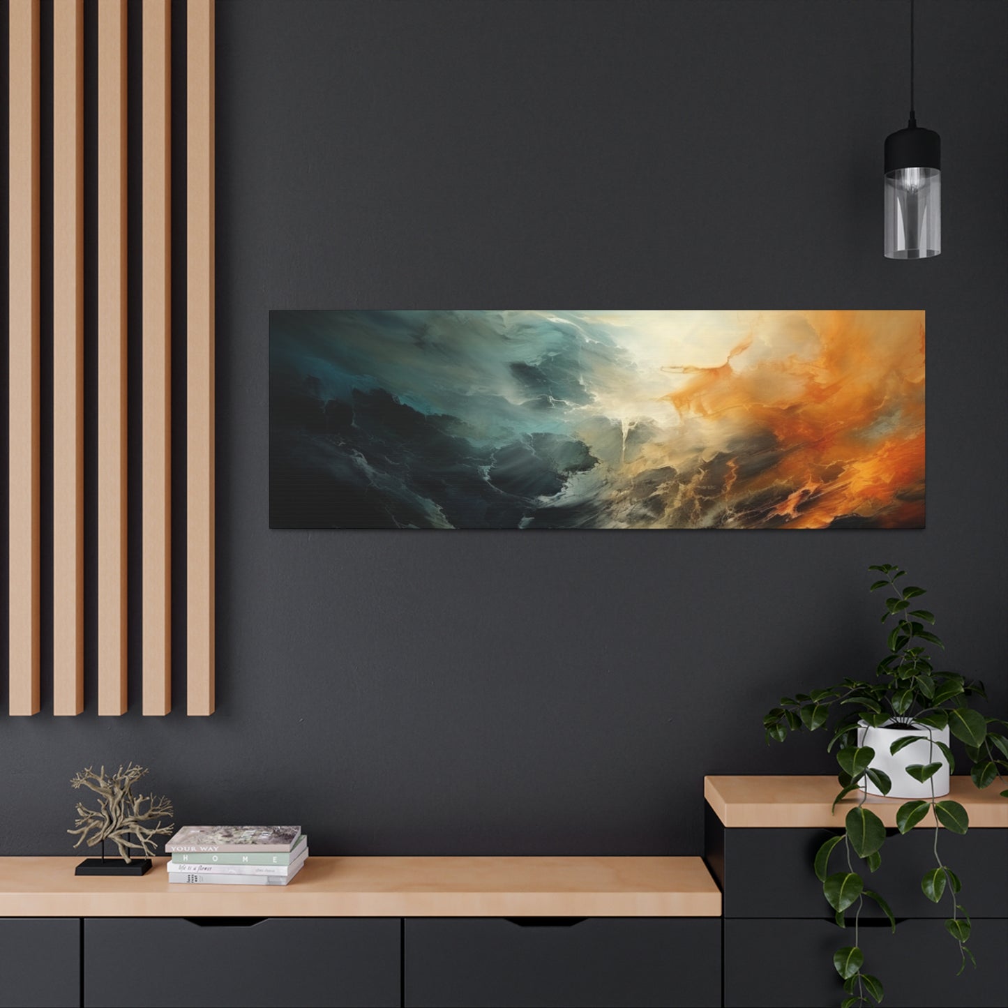 Fire storm Canvas