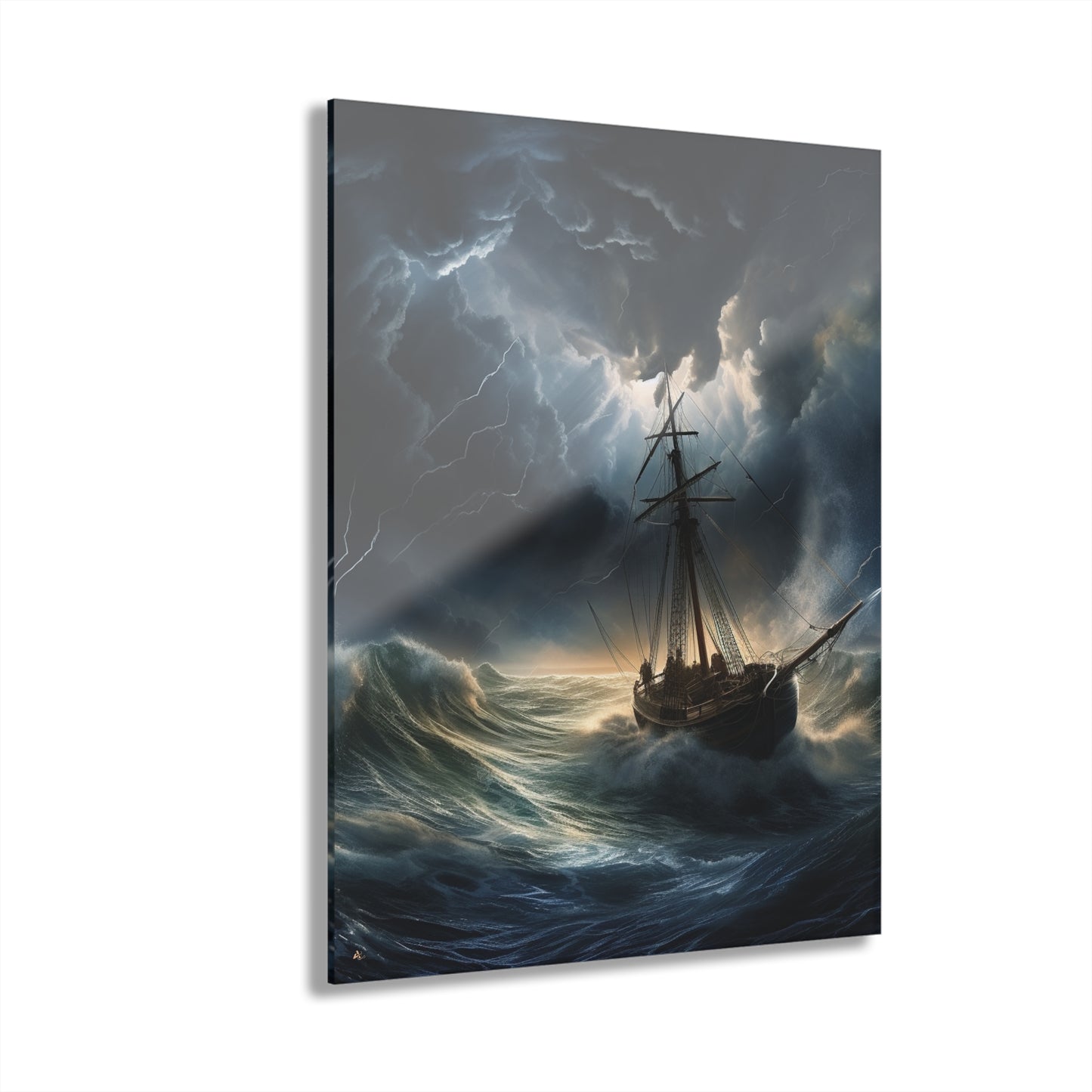 Stormfront, Landscape Concept Style, Acrylic Wall Art