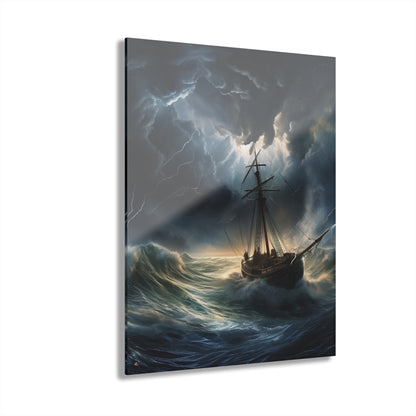 Stormfront, Landscape Concept Style, Acrylic Wall Art