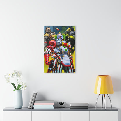 Caustic's Chromatic Carnival, Apex Legend Fan Concept Style, Acrylic Wall Art