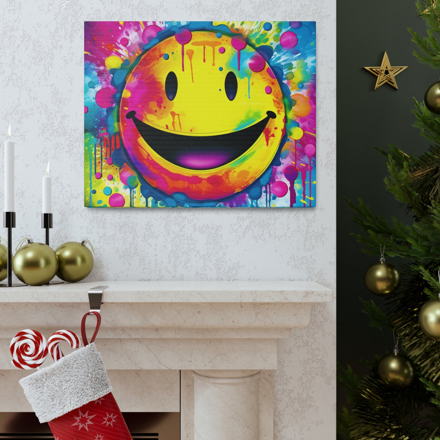 Just Smile Canvas Art