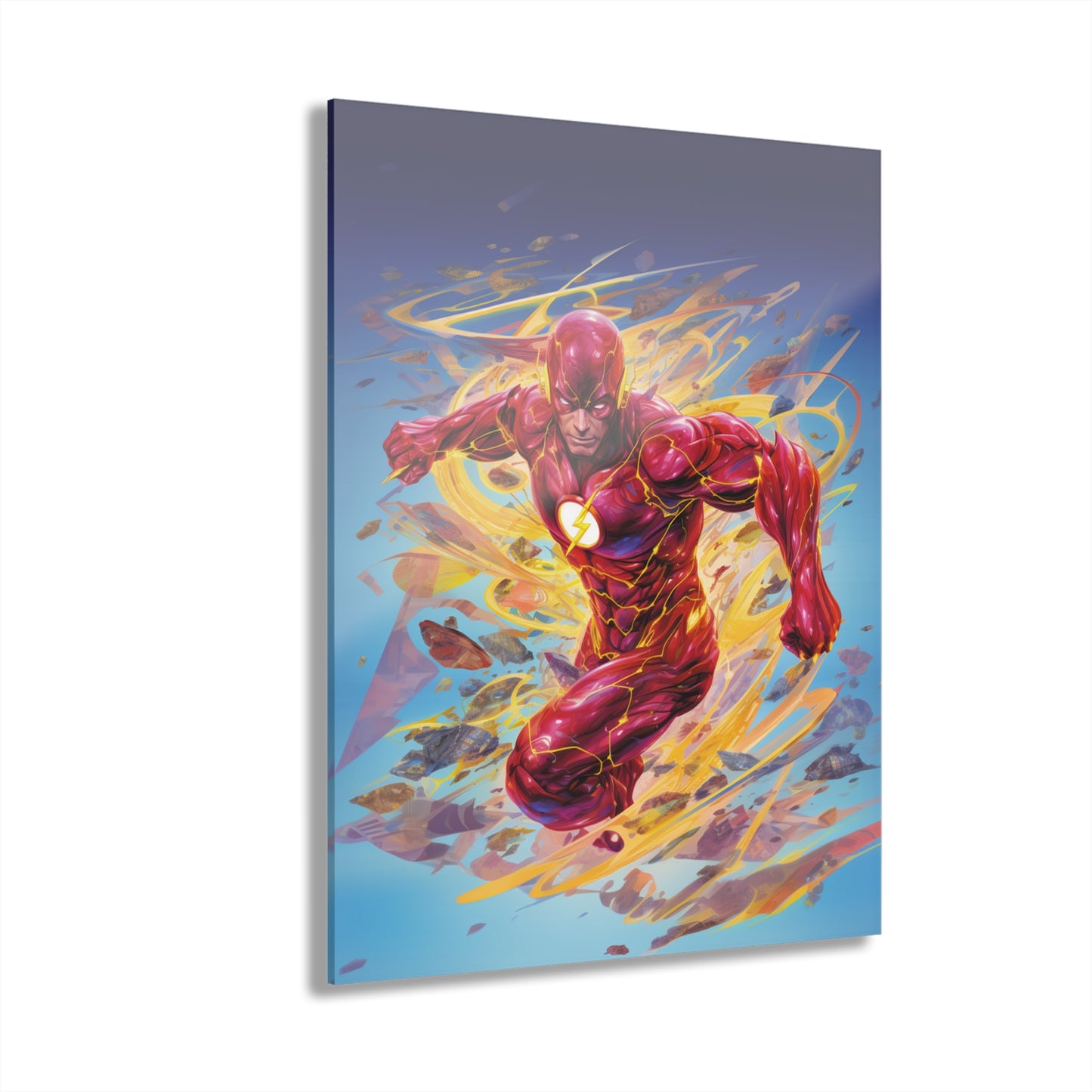 Flash, DC Color Splash, Concept,  Acrylic Wall Art