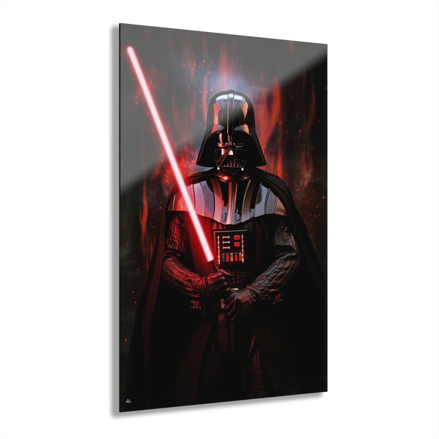 Lord Vader, Star Wars, Color Splash, Concept Style, Acrylic Wall Art