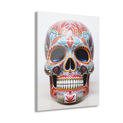 Dia de la Muerte, no background, Concept Style, Acrylic Wall Art