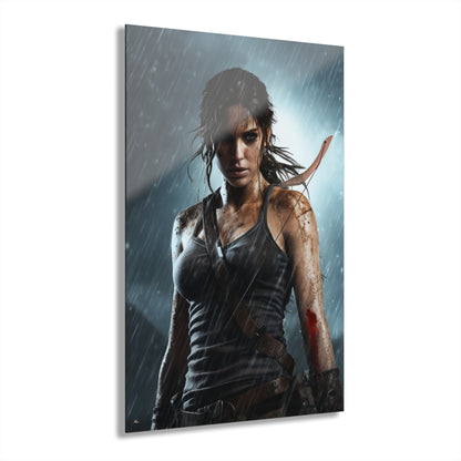 Lara, Tomb Raider, Video Game, Concept Style, Acrylic Wall Art