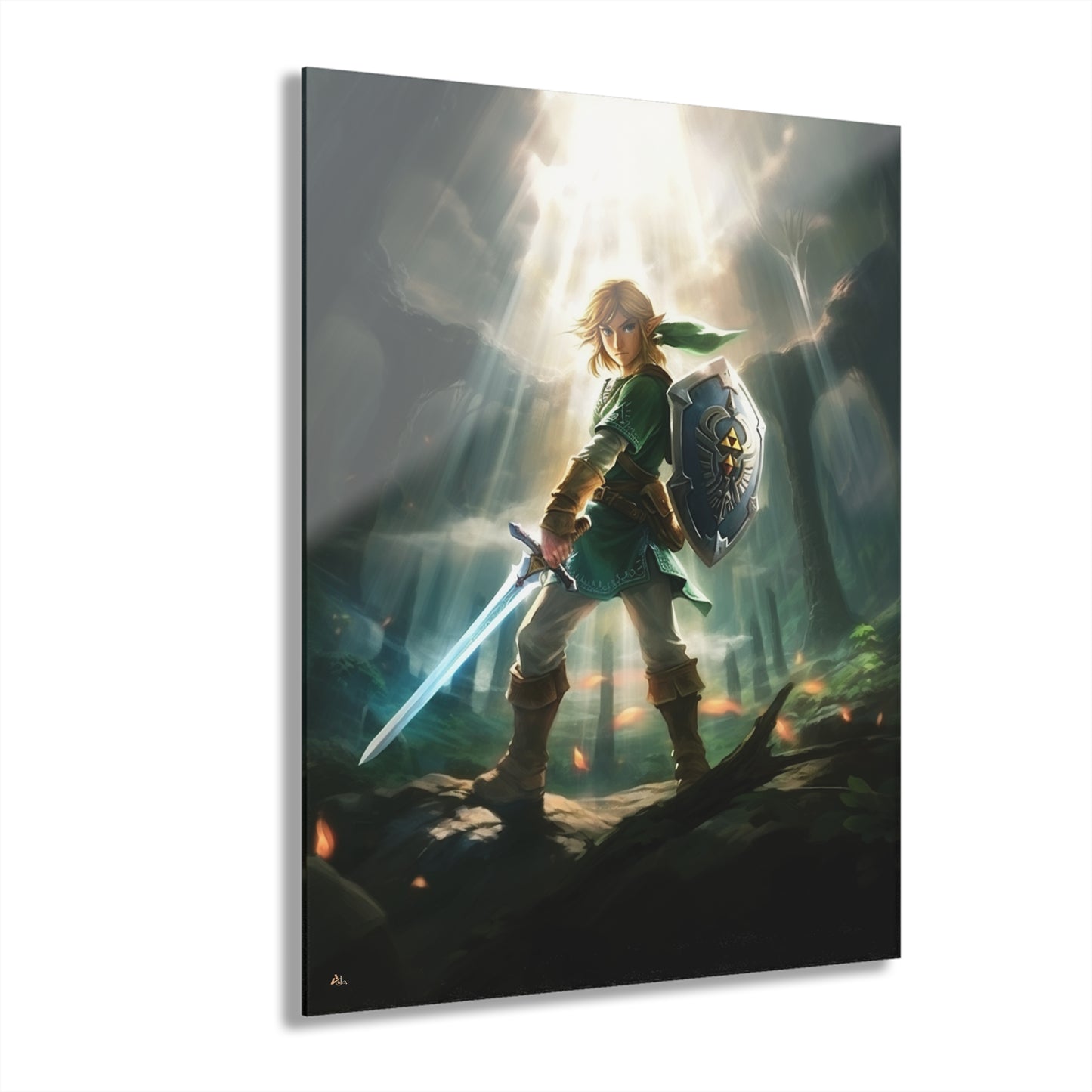 Legend, Link, Video Game, Concept Style, Acrylic Wall Art