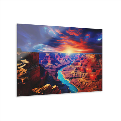 Grand Sunset, Landscape, Concept, Acrylic Wall Art