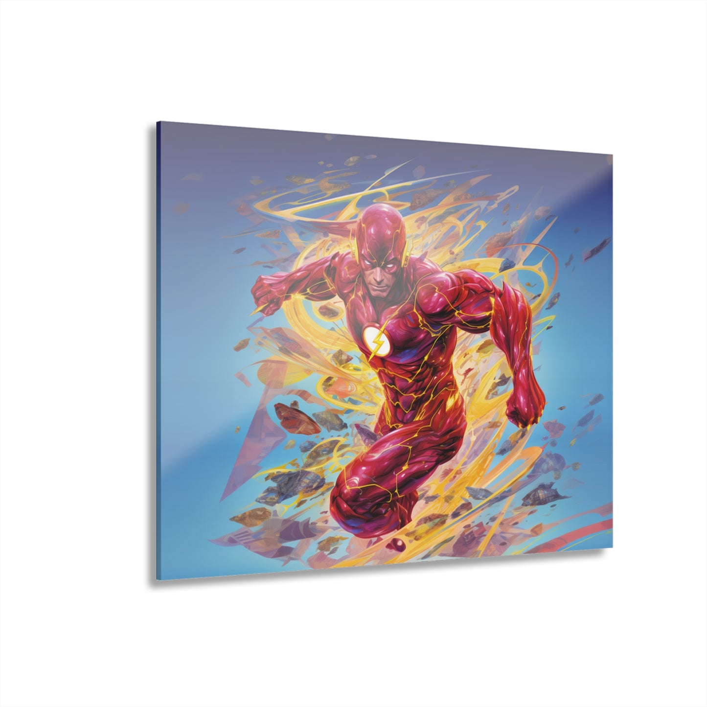 Flash, DC Color Splash, Concept,  Acrylic Wall Art