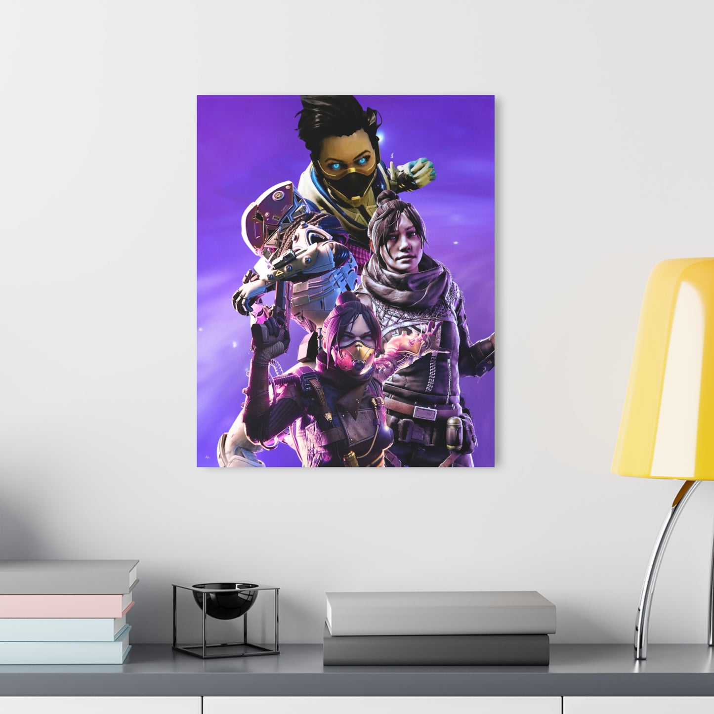 "Wraith's Kaleidoscopic Essence" Apex Legends Fan Concept Style, Acrylic Wall Art