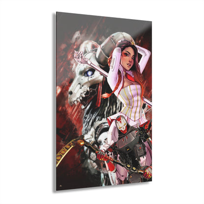 Shadows of Legend, Loba and Revenant, Apex Fan Concept, Acrylic Wall Art