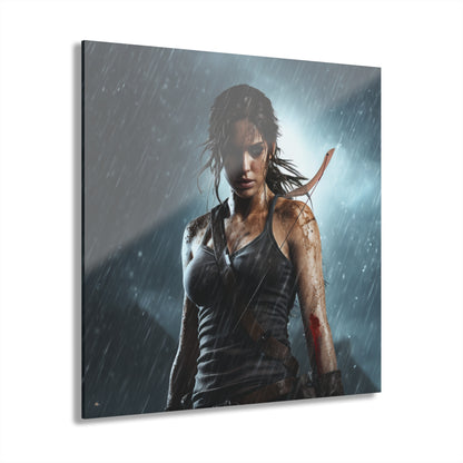 Lara, Tomb Raider, Video Game, Concept Style, Acrylic Wall Art