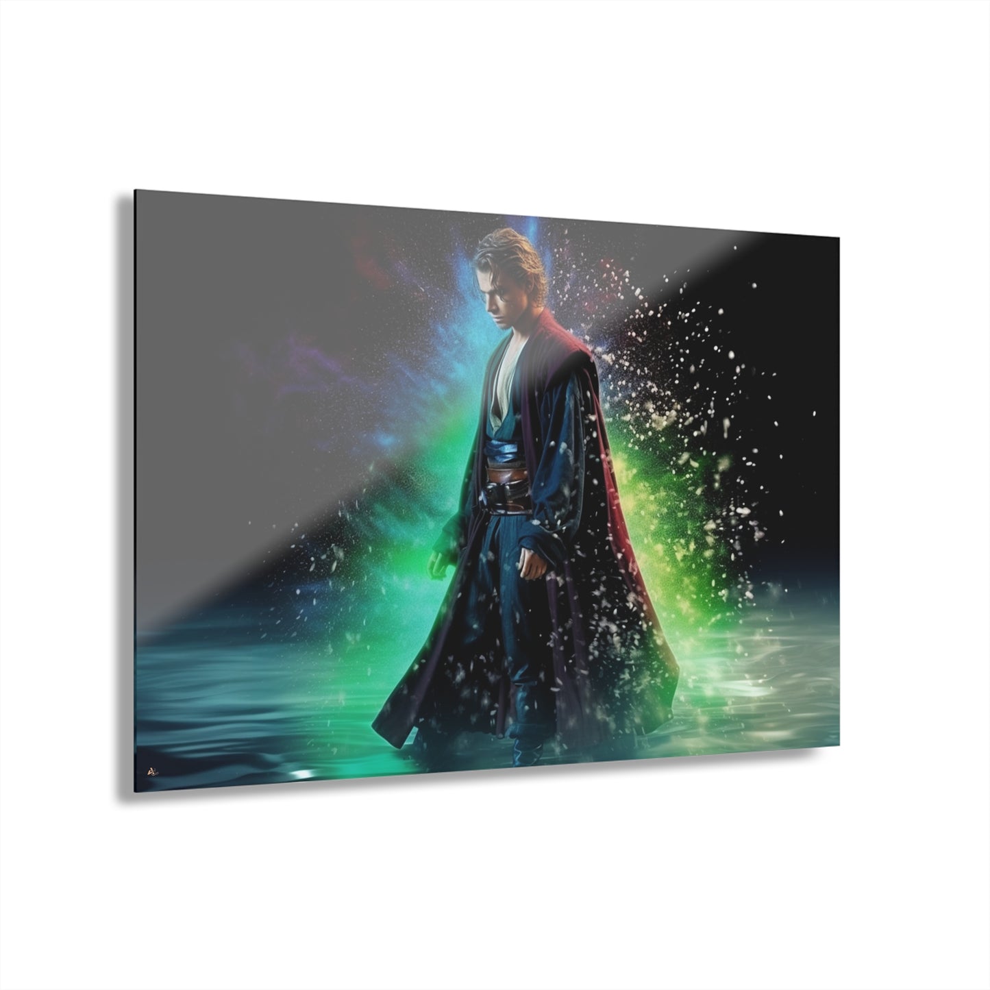 Anakin Dream Walk, Star Wars Color Splash, Concept Style, Acrylic Wall Art