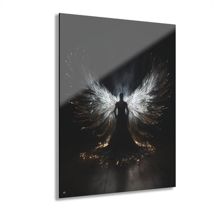 Fallen Angel, Spiritual, Concept Style, Acrylic Wall Art