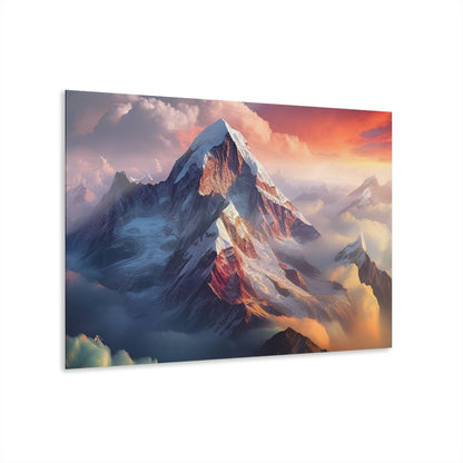 Mountain Paradise, Landscape Concept Style, Acrylic Wall Art