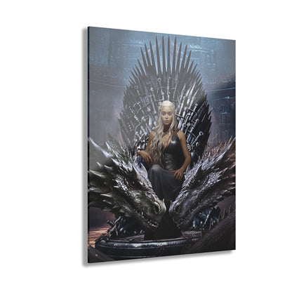 Mother of Dragons, GOT, Concept Style, Acrylic Wall Art