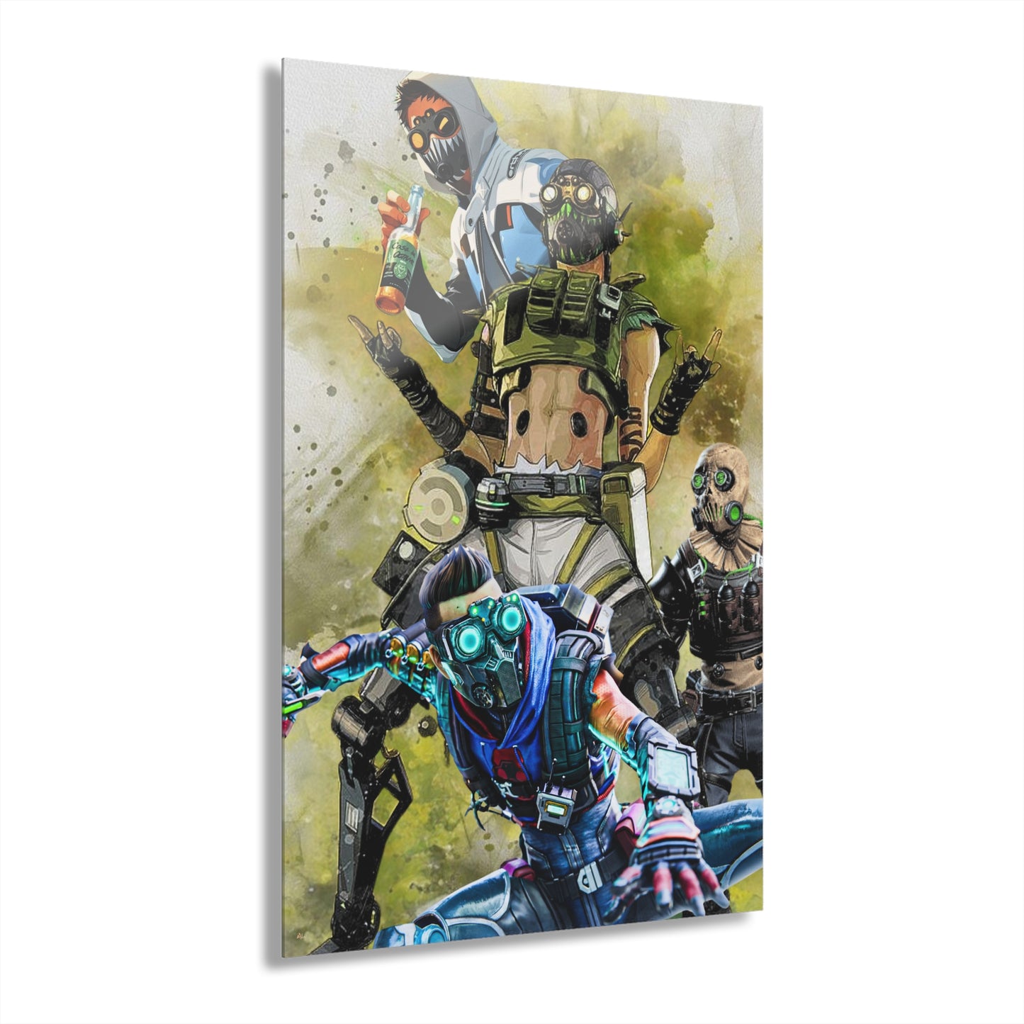 "Octane's Quadrant Odyssey" Apex Legends Fan Concept, Acrylic Wall Art